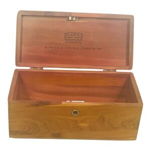 Vtg Lane Cedar Chest Salesman's Sample 9" x 4.5" x 4"  Trinket Box Ephrata, PA